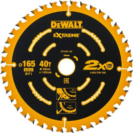Диск пиляльний DeWALT EXTREME DT10301 165×20 мм