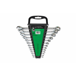 Набір накидних ключів GK Tools GK10343TP, 6–22 мм, 12 шт, у тримачі