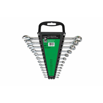 Набір накидних ключів GK Tools GK10343TP, 6–22 мм, 12 шт, у тримачі